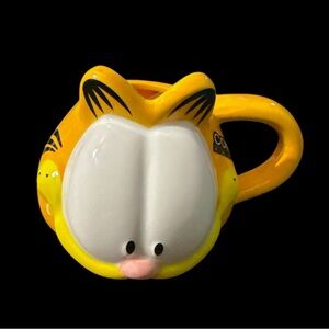 Orange and White Cartoon Cat Character